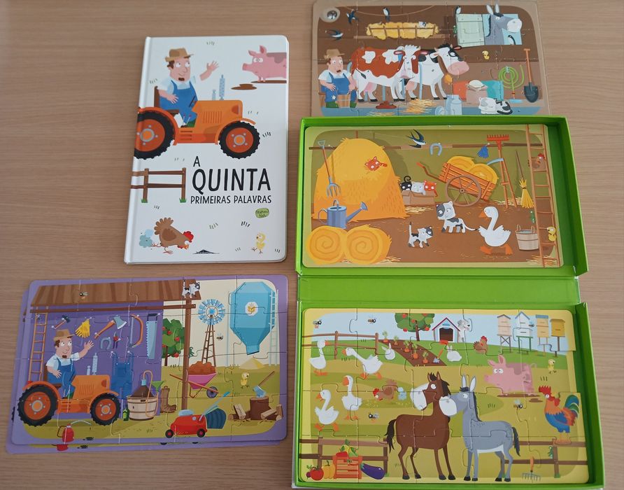 Livro puzzles desenvolvido para juvenis A Quinta primeiras palavras