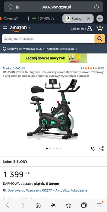 Rowerek stacjonarny DMASUN