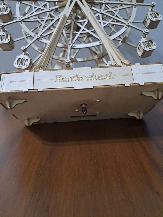 Roda gigante madeira - puzzle 3D