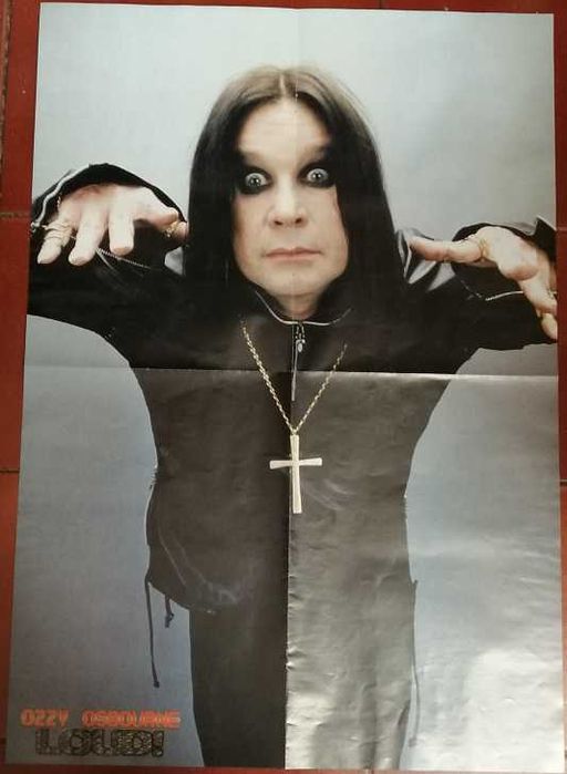 Lote 14 posters duplos de músicos / cantores e grupos musicais (metal)