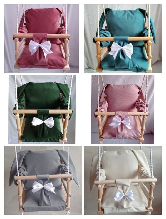 Huśtawka dla dzieci 3w1 dom ogród pokój