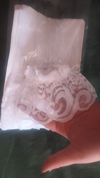 Pończochy nowe białe do pasa