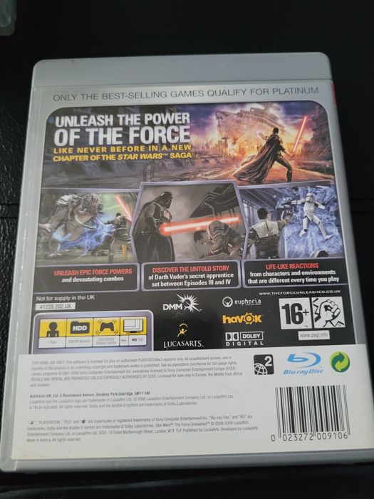 Gra ps 3 star wars force
