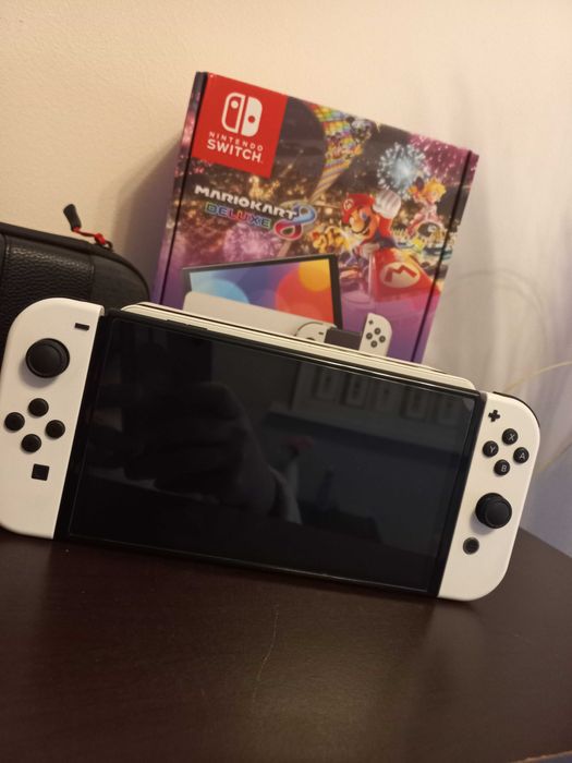 Nintendo switch oled/mala/jogo fisico Super Mario Jamboree