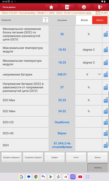 Виїзна діагностика Tesla,перевірка стану батареї,баланс ячейок