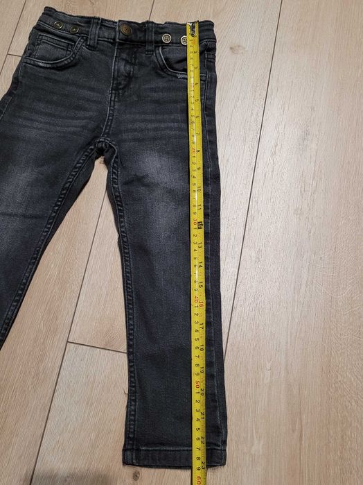 110 Jeansy spodnie jeansowe chłopięce Lidl Lupilu szare