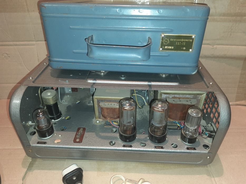 Усилитель ламповый 90у-2 Ломо + автотрансформатор КАТ 16