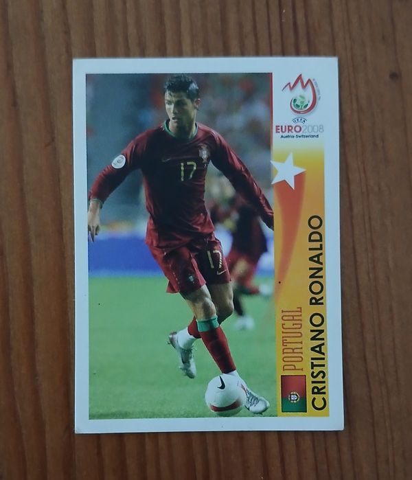 Cristiano Ronaldo In Action - Panini UEFA Euro 2008