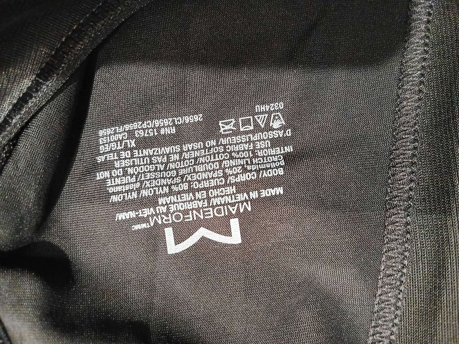 Body modelujące wyszczuplające pod biustem czarne XL Maidenform