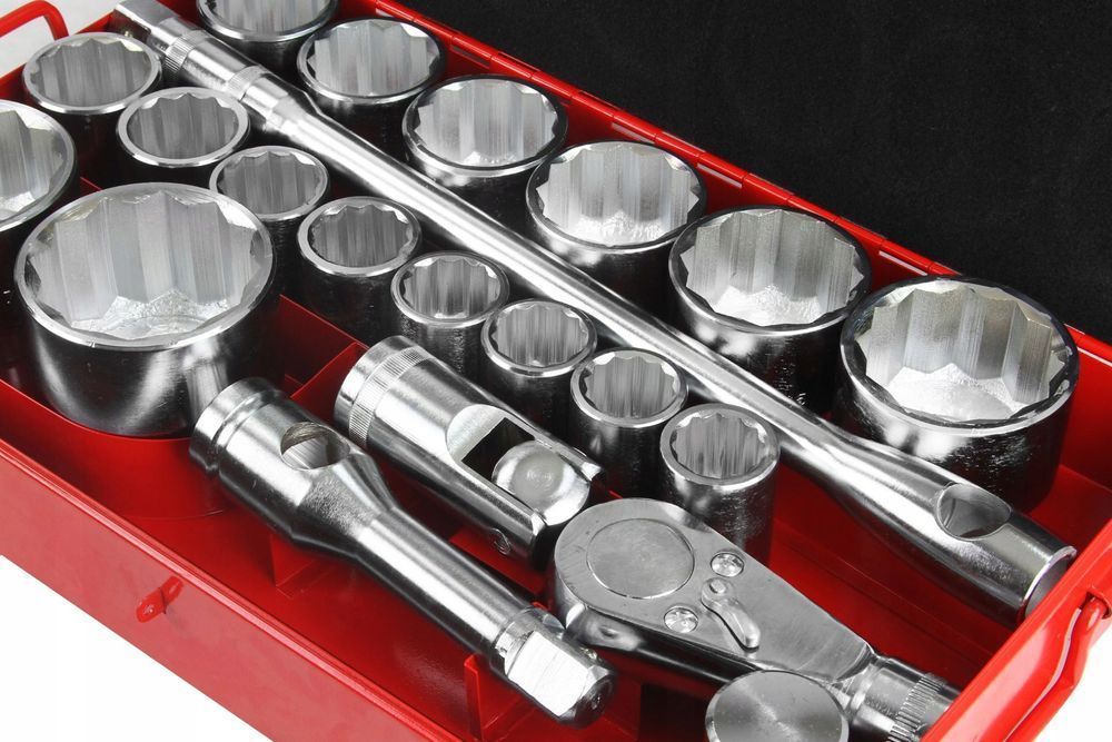 Klucze Nasadowe 21 El 1'' Duże Nasadki Tir 80 Mm