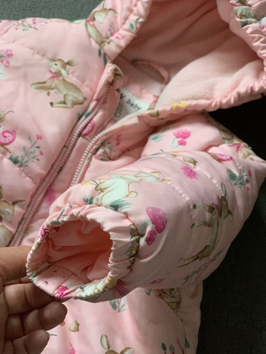 Зимово осінній комбінезон для дівчинка 6-9 міс