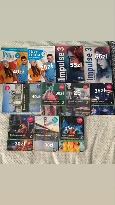 książki do 2 liceum/technikum