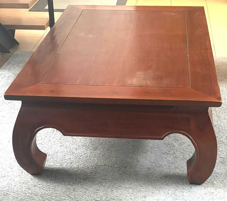 mesa de centro em madeira