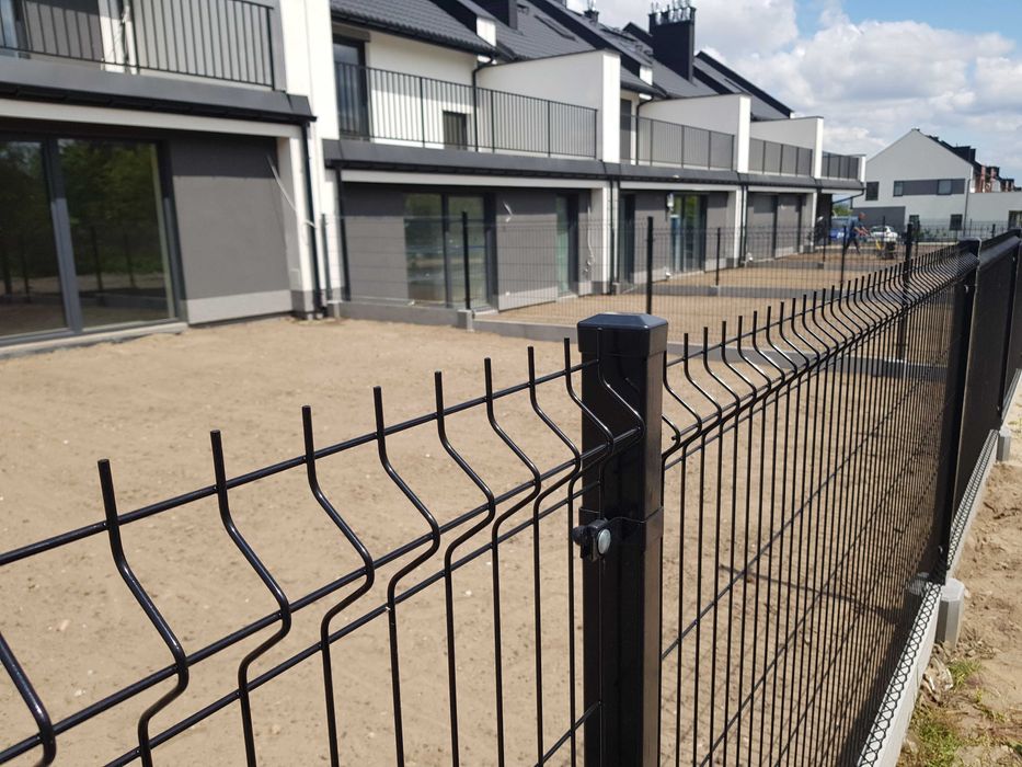 Ogrodzenie panelowe WIŚNIOWSKI 123cm 4mm OC+RAL podmurówka 74zł/mb