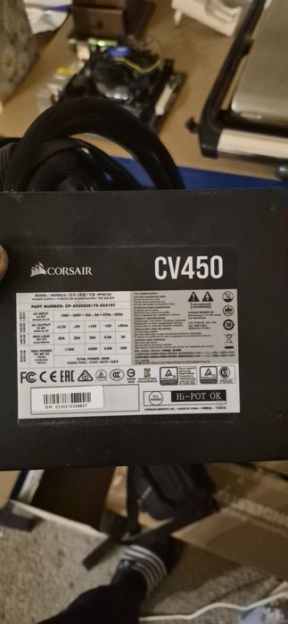 Zasilacz Pc Corsair cv 450w