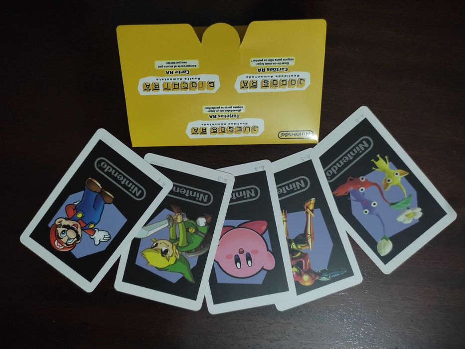 Nintendo 3DS cartões AR