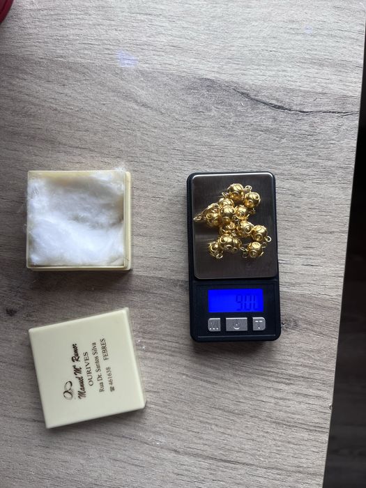 Pulseira Ouro 19kl Contas de Viana