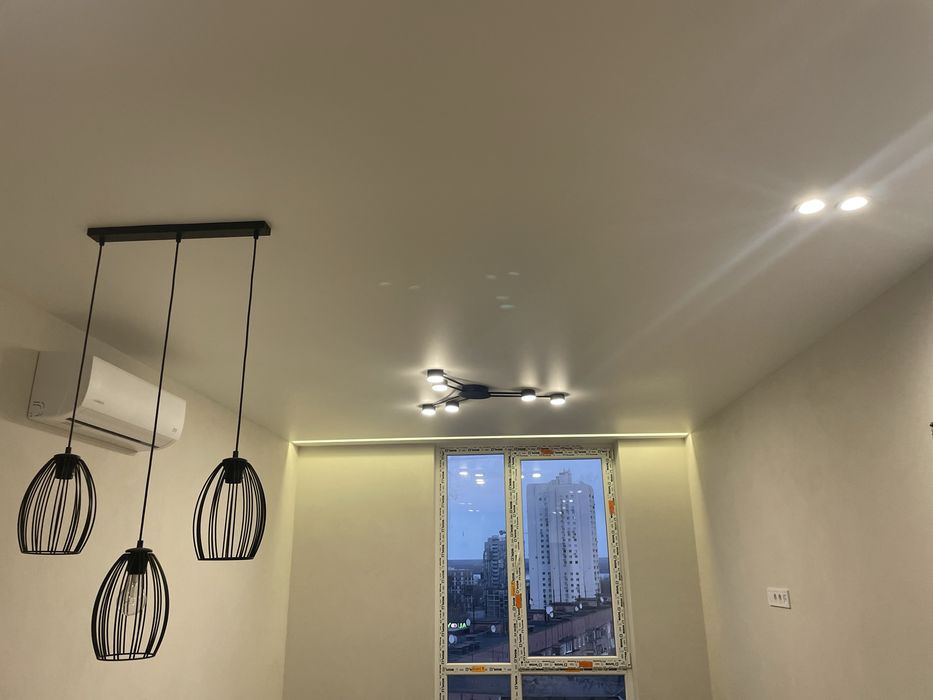 Натяжні стелі Акція 35% на плівку з01.02по28.02 Ремонт злив води потол