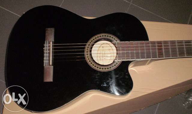 Set guitarra eletroacústica com equalizador e cordas nylon64550169742850124