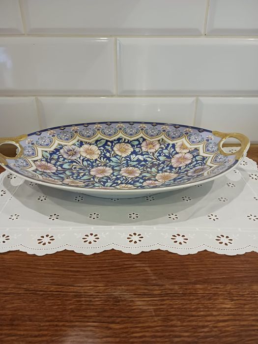 Kaiser duza 37 cm lśniąca patera Ballade kwiaty