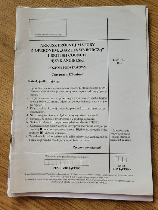 MATURA repetytorium Macmillan + arkusze