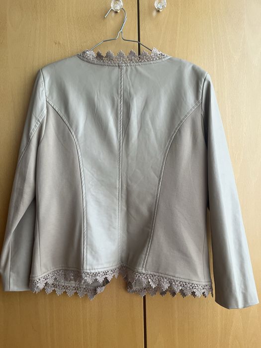 Casaco Bege em Ecopele