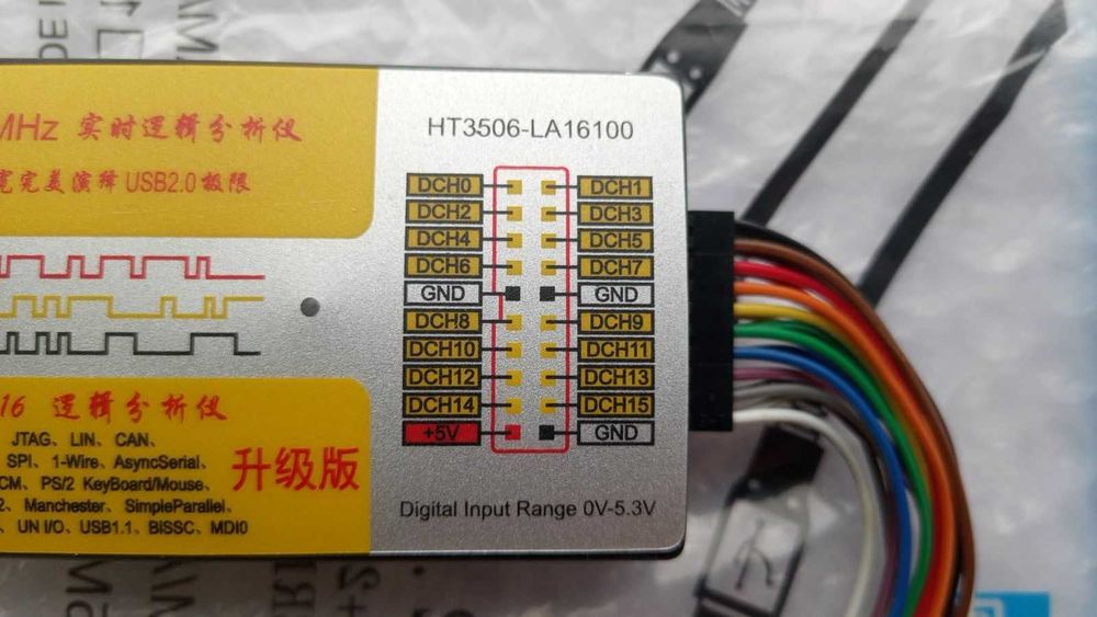 USB2.0 логический анализатор 16 каналов 100 МГц совместим Saleae Logic