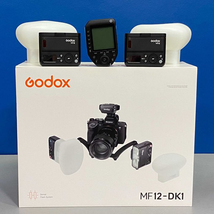 Godox MF12-DK1 Dental Macro Flash (Sony) - NOVO - 3 ANOS DE GARANTIA