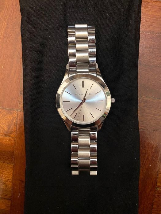 Relógio Michael Kors Slim Runway Prateado – MK3178