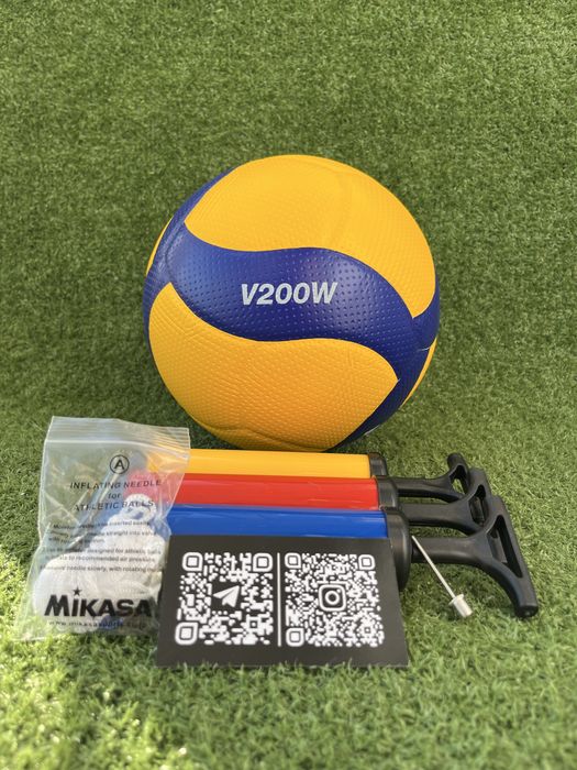 Нові, професійні волейбольні мячі Mikasa v200w + подарок