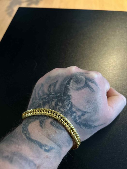 Bransoletka bransoleta mesa zlota pozlacana 20cm