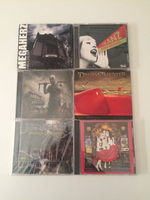 CD Megaherz Franz Ferdinand Dream Theater Megadeth Jane's Addiction