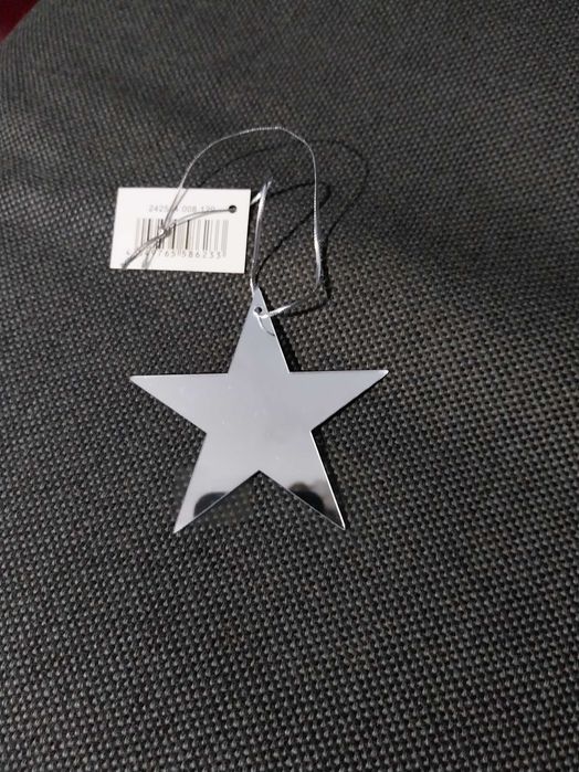 Estrela decorativa, efeito espelhado, natalicio