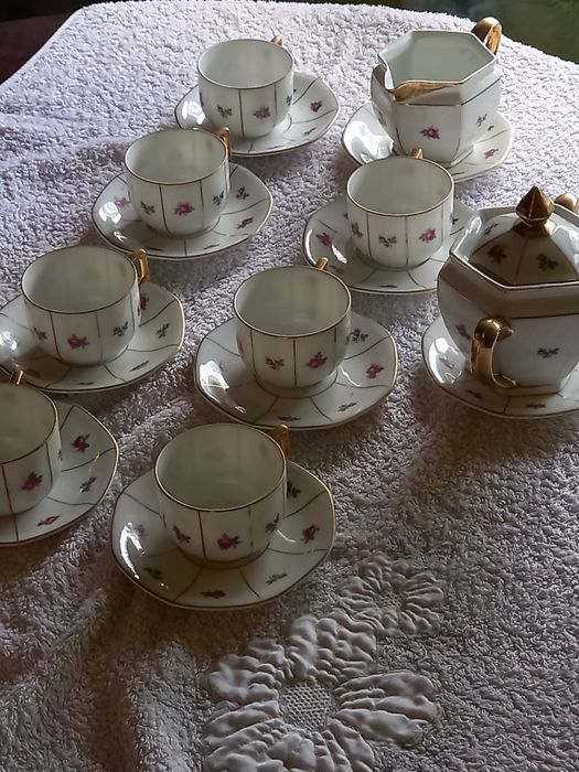Serviço de chá e café loicas de coimbra