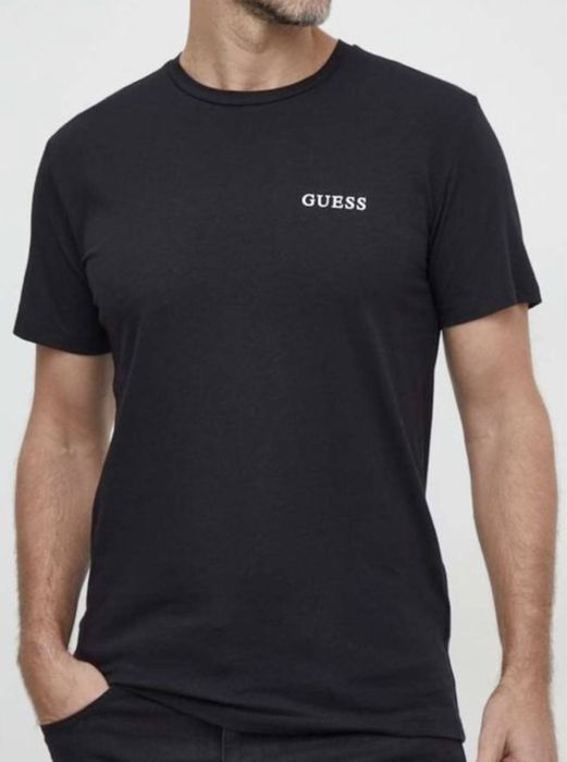 Мужские футболки Guess черные белые серые Гесс сумка унисекс шорты