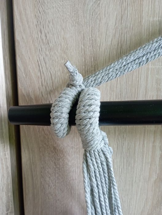 Krzesło brazylijskie fotel wiszący Kesser z 2 poduszkami 50 cm 150 kg