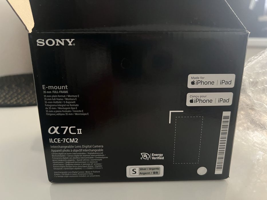 Aparat fotograficzny Sony a7c II Nowy Pełna klatka