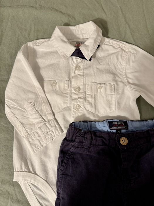 Elegancki zestaw dla chłopca koszula + spodnie
