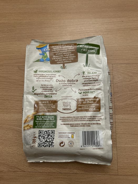 Kaszka Nestle malinowa