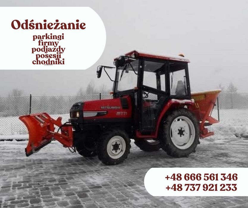 ODŚNIEŻANIE - parkingi, chodniki, posesje - 24/7