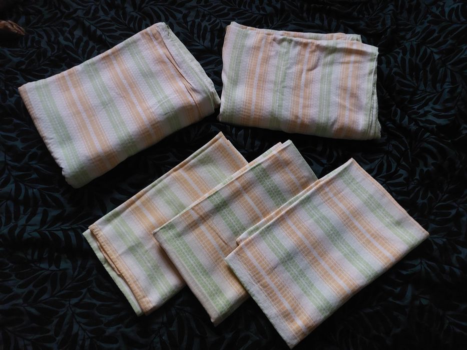 2 komplety pościeli PRL