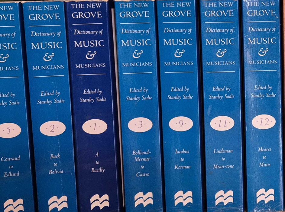 The NEW GROVE Dictionary of Music & Musicians 20 Vol
