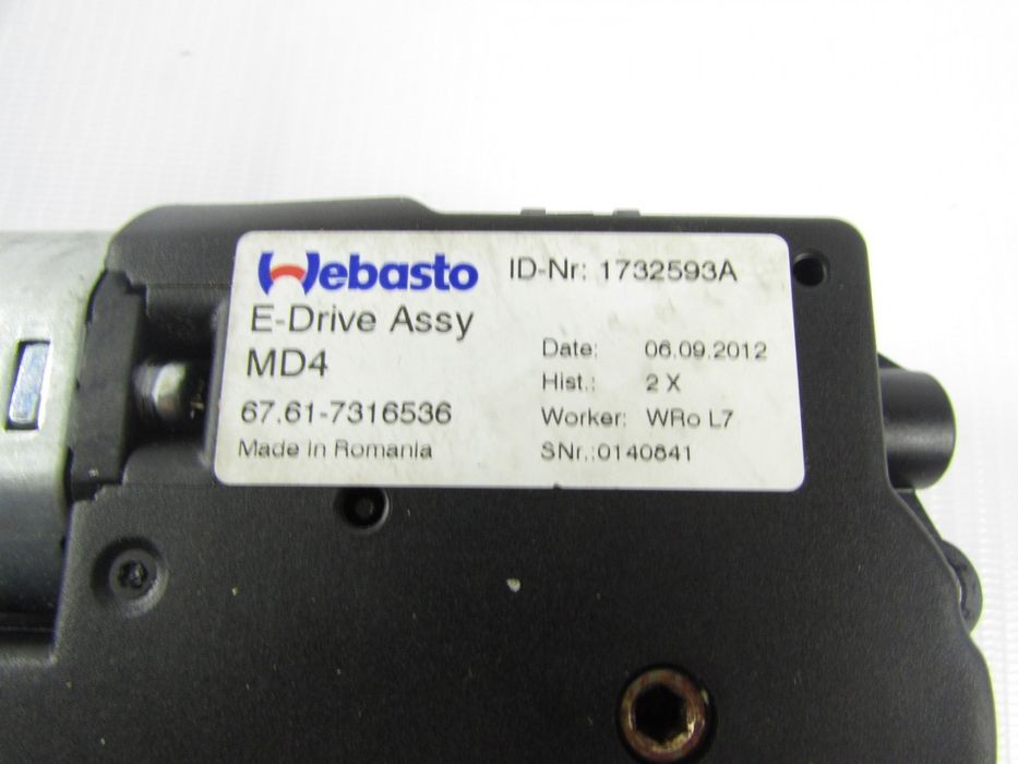 Motor Tecto Abrir Bmw 5 Gran Turismo Ref: 67619127381
