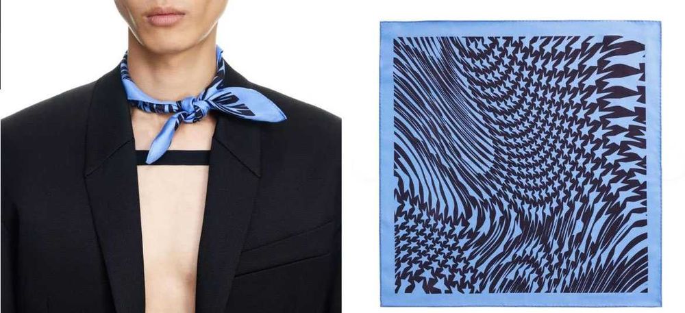 Mugler H&M 100% шовк хустинка
