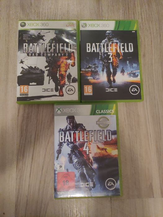 Zestaw Battlefield po polsku Xbox 360