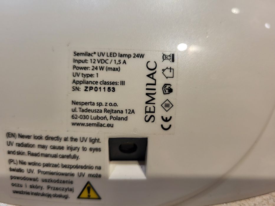 Lampa UV Led Semilac