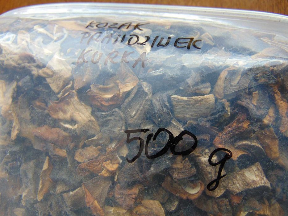 GRZYBY MIX SUSZONE Kozak+Prawdziwek+Kurka SUPER CENA0,29KG 60zl-2024R