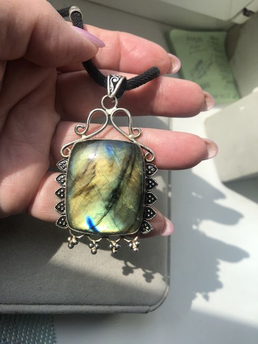 Серебро.Лабрадор.Лаврикит