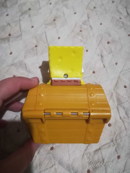Boneco Sponge Bob com Baú - McDonalds 2012