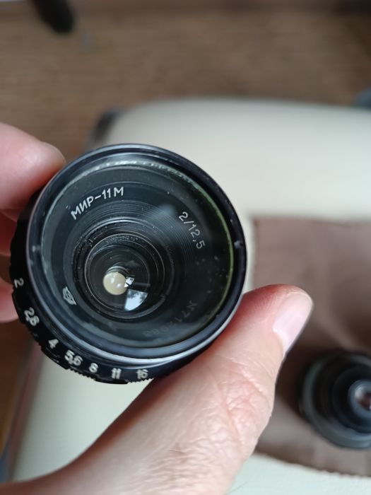 Объективы Таир-41М 2/50 , Вега 7-1 2/20 , Мир-11М  2/12.5